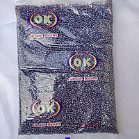 Бісер дрібний баклажановий перламутр