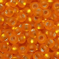Бісер Peciosa Для біжутерії матовий з блискучою серединкою 6045 / 57060 розмір 6 Абрикосовий Упаковка 5 грам
