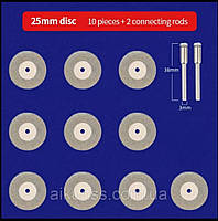 25 мм Алмазні абразивні відрізні круги DREMEL гравір бор машинка