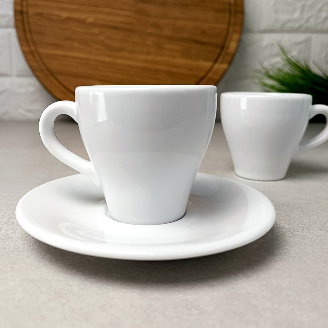 Чашка кавова 70мл з блюдцем Lubiana Паула (1700/1771)