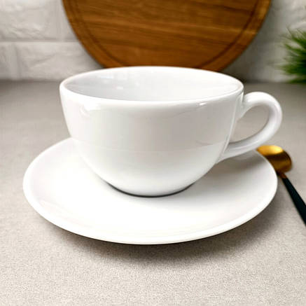 Чашка порцелянова з блюдцем Lubiana "Aida" 280 мл (450,451), фото 2