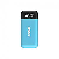 Портативна батарея Power Bank Case Xtar PB2S 2x18650-21700, QC+PD, LCD, цвет в наличии Синий