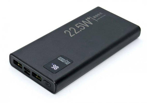Портативна батарея УМБ Power Bank HQ-Tech PD22.5W-10, 10000mAh, 22.5W, SCP/PD, LCD, колір у наявності, фото 1