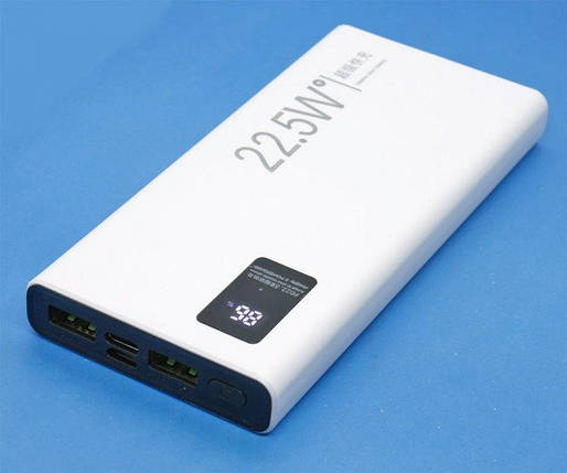 Портативна батарея УМБ Power Bank HQ-Tech PD22.5W-10, 10000mAh, 22.5W, SCP/PD, LCD, колір у наявності, фото 4