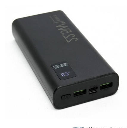 Портативна батарея УМБ Power Bank HQ-Tech PD22.5W-20, 20000mAh, 22.5W, SCP/PD, LCD, фото 3