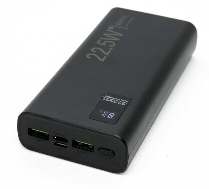 Портативна батарея УМБ Power Bank HQ-Tech PD22.5W-20, 20000mAh, 22.5W, SCP/PD, LCD