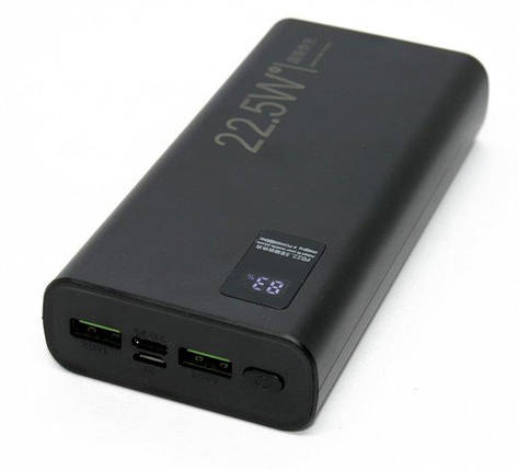 Портативна батарея УМБ Power Bank HQ-Tech PD22.5W-20, 20000mAh, 22.5W, SCP/PD, LCD, фото 1
