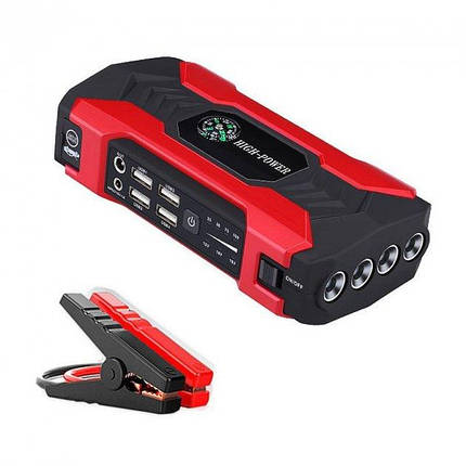 Пускозарядний пристрій Jump Starter + Power Bank 28000 мА·год для автомобіля AvitoTECH ZYX-J10 червоний, фото 1