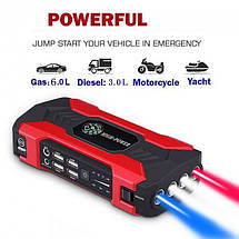 Пускозарядний пристрій Jump Starter + Power Bank 28000 мА·год для автомобіля AvitoTECH ZYX-J10 червоний, фото 3