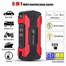 Пускозарядний пристрій Jump Starter + Power Bank 28000 мА·год для автомобіля AvitoTECH ZYX-J10 червоний, фото 4