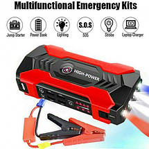 Пускозарядний пристрій Jump Starter + Power Bank 28000 мА·год для автомобіля AvitoTECH ZYX-J10 червоний, фото 5