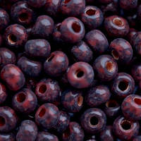 Бісер Peciosa Для біжутерії травертин 6050 / 99190 розмір 6 Червоно-бордовий Упаковка 5 грам