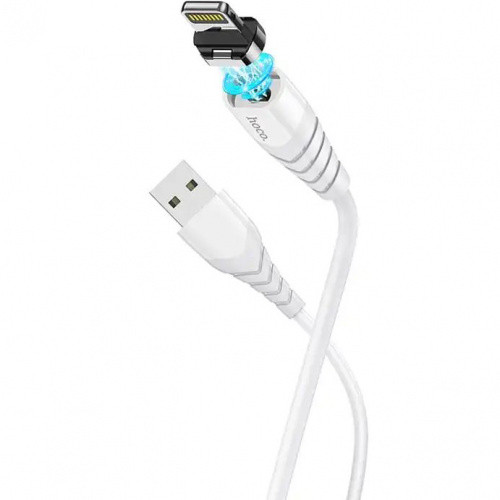 Кабель Hoco X63 Magnetic USB - Lightning 2.4A/1m (Білий)