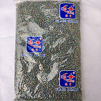 Бісер дрібний зелено-коричньовий хамелеон