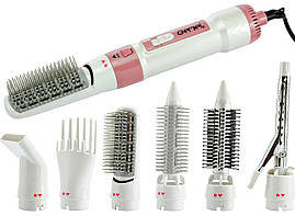 Стайлер для укладання Волос 7 в 1 Gemei GM — 4836 Щітка для Волосся