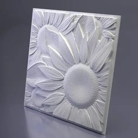 Пластикова форма для 3d панелей "Соняшники", фото 2