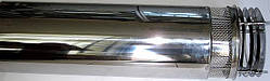 Дефлектор (труба, патрубок димоходу-повітряноводу) парапетного котла Росс із неіржавкої сталі