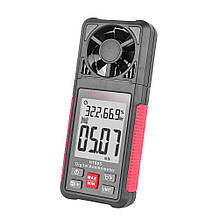 Анемометр Habotest HT605 (0.7-30m/s) з гігрометром (0~99.9%) і термометром (-20...+60 °C)