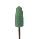Фреза силіконова Конус заокруглений 10*24мм, 240 гріт/зелена Forme, фото 2