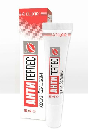 АнтиГерпес Крем-бальзам 15мл /Еліксір/