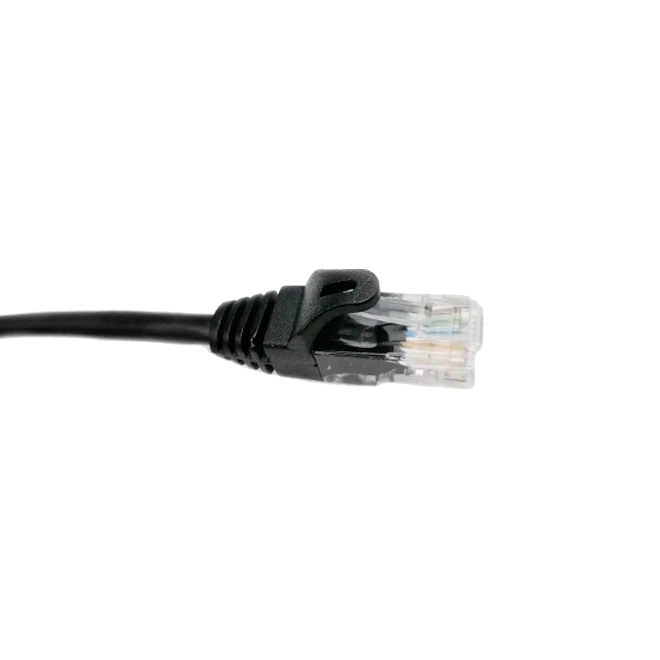 Патч-корд  E-server UTP,  0.5 м, кат. 5e чорний