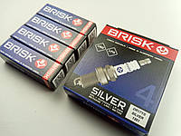 Свеча зажигания BRISK Silver DR17YS (Lacetti 1.8) (для газ.оборуд.) к-т, Чехия (DR17YS.4K)