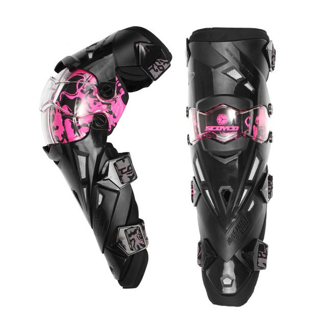 Мотонаколінники Scoyco K12 Pink