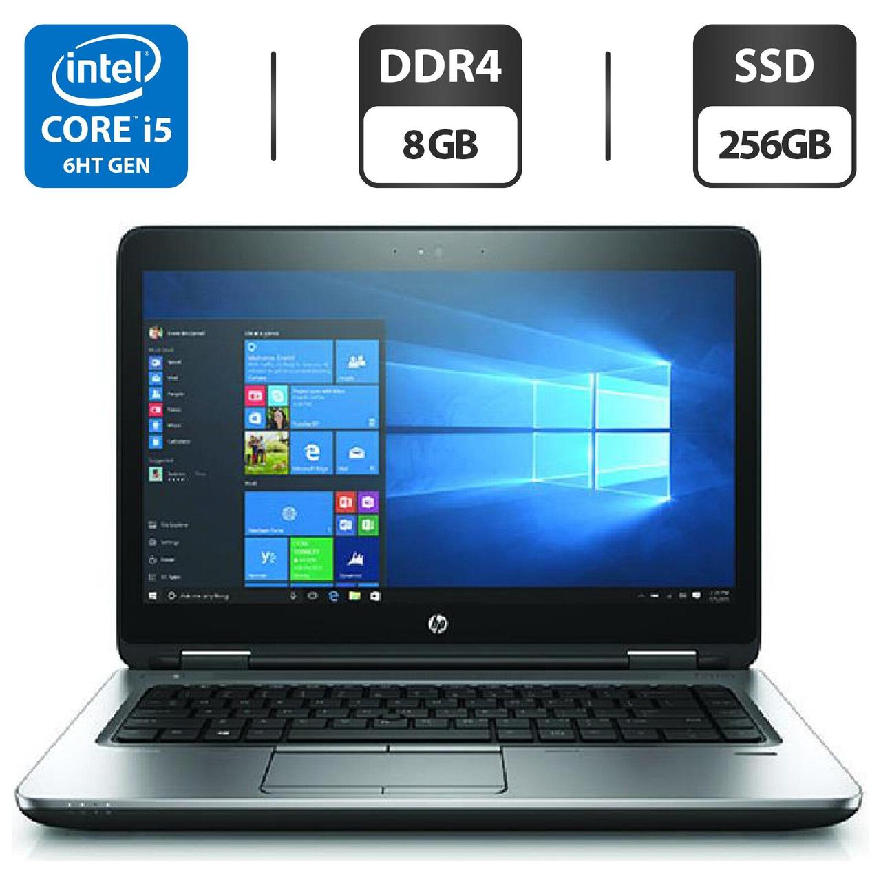 HP ProBook 640 G1 / 14" / Intel Core i3-4000M (2(4)ядра по 2.4 GHz) / 4GB RAM DDR3 / 500 GB HDD / DVD Super Multi / LAN / Wi-Fi / Bluetooth /