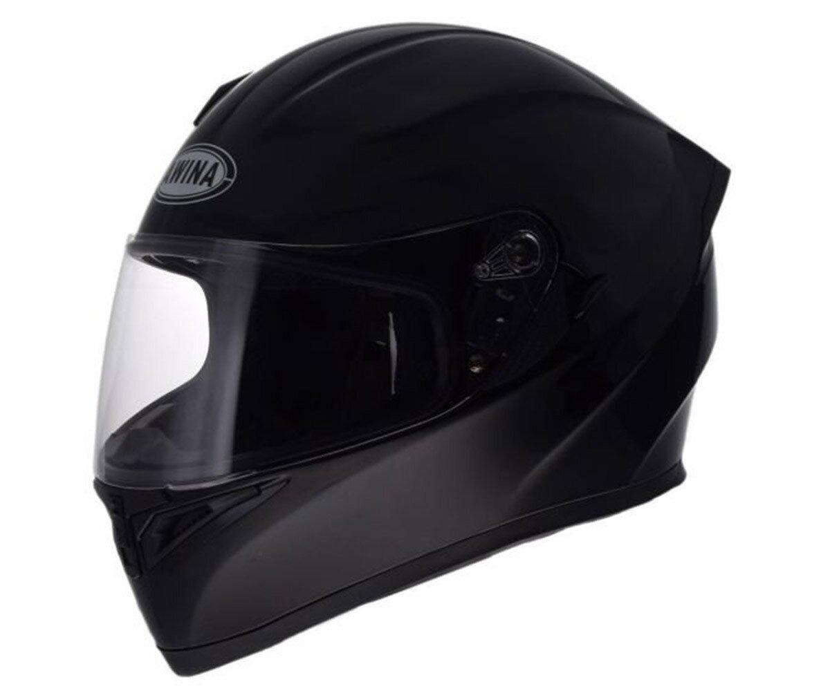 Мотошолом AWINA JK316 з окулярами( AGV K3 SV) Gloss Black XS