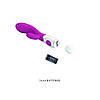 Вибратор кролик із відростком для клітора багато режимів вібрації Pretty Love Brighty, фото 7