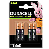 Аккумулятор Duracell Rechargeable ААA (HR03) 900mAh 1.2V NiMh 4шт/уп