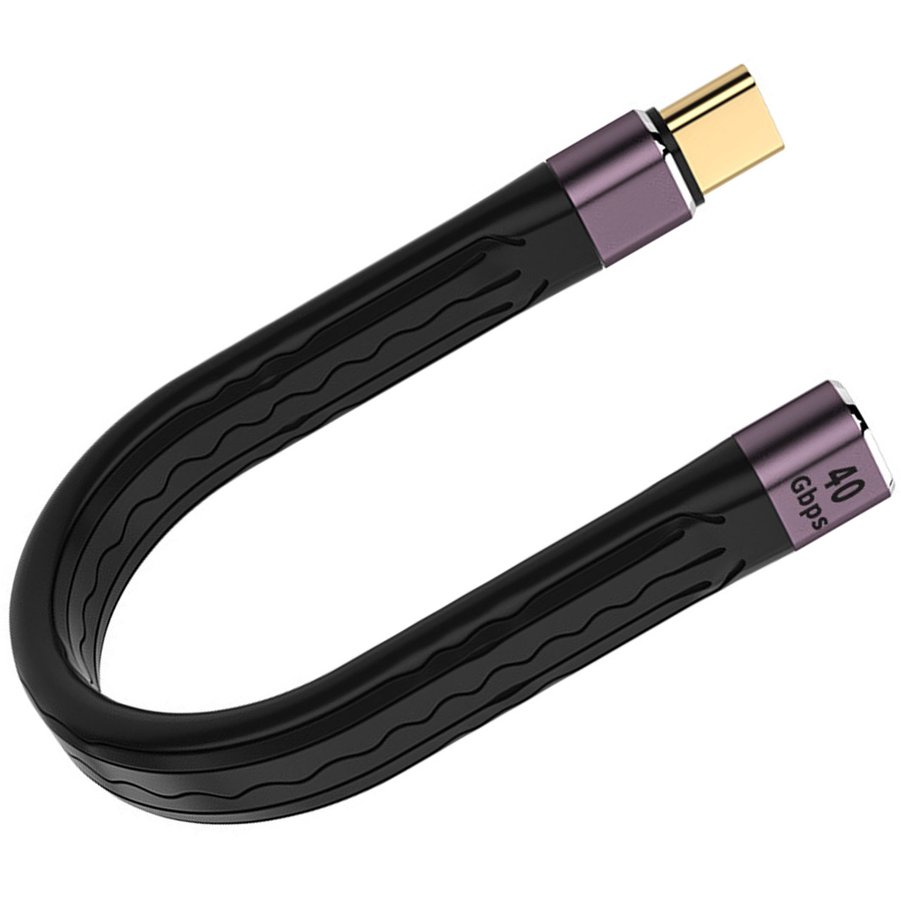 УЦІНКА!!! Кабель 40 Gbps для синхронізації даних та зарядки Type-C Male to Female Addap UC2UC-02, 100Вт, USB 4.0