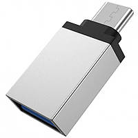 OTG адаптер USB 3.0 Female на Type-C Male, перехідник для смартфона/ноутбука Addap UA2C-01, 5 Гбіт/с
