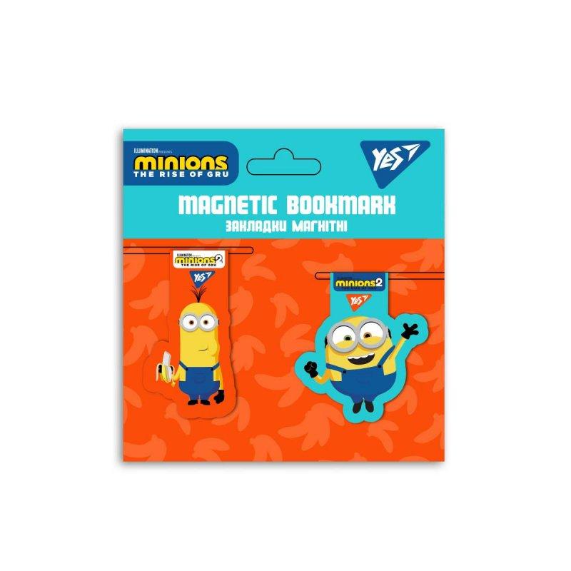 Закладки магнітні YES Minions, 2шт. 707830