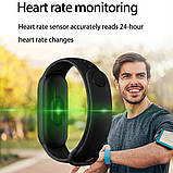 Фітнес браслет M7 Синій Smart Band Смарт годинник Фітнес трекер, фото 7