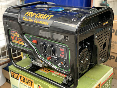 Генератор бензиновий Procraft GP35 220В 2.8/3.0 кВт 4-тактний (100% МЕДНА ОБМОТКА), фото 6