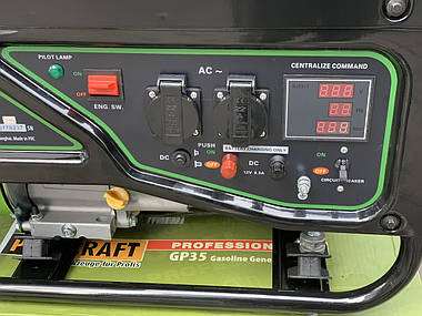 Генератор бензиновий Procraft GP35 220В 2.8/3.0 кВт 4-тактний (100% МЕДНА ОБМОТКА), фото 4