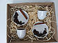 Бокс подарунковий "Кава у ліжко" - Подарунковий романтичний набір з двох кавових свічок соєвий у крафтовій подарунковій упаковці, фото 10