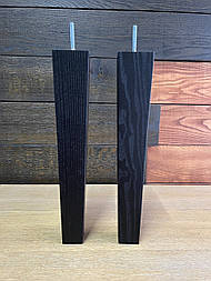 Конус квадратні меблеві ніжки і опори з дерева H.350 / Квадрат-1