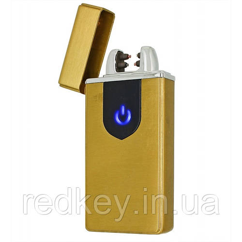 Купить Плазменная электроимпульсная USB-зажигалка Lighter Gold c ...