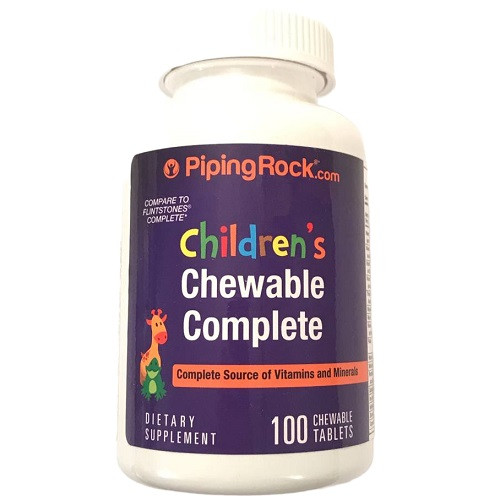 Вітаміни для дітей Piping Rock Children's Chewable Complete (100 таблеток.)