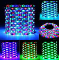 Світлодіодна стрічка LEDTech RGB 2835 60led/м 12v ip65 RGB багатобарвна вологозахист
