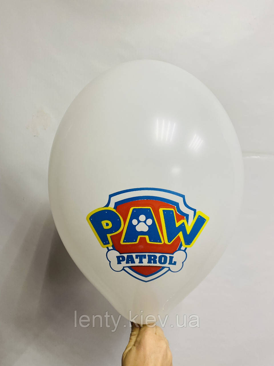 Кульки "Щенячий патруль" латексні 12"(30см) поштучно ассорті, малюнок- Лого
