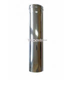 Труба димохідна двостінна Versia-Lux 135/200 мм н/оц 1 м (0.5 мм)