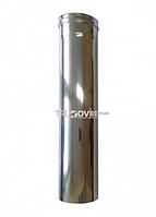 Труба димохідна одностінна Versia-Lux 150x1000x1.0 мм