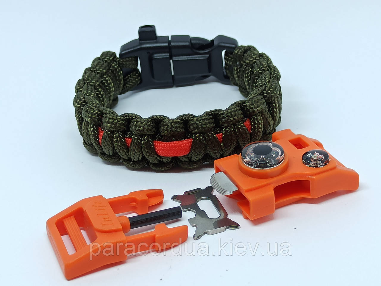 Браслет выживания из паракорда 15 в 1, "Триболит", фото 1