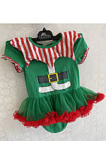 Новорічний одяг для малюка від 6 місяців до 1 року розмір 68 новорічний костюм для дівчинки