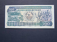 Банкнота 500 метикал Мозамбик 1983 UNC пресс