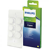 Набір для чищення кавомашини Philips Saeco (Фільтр Philips CA6903/10 2шт, таблетки від масел, мастило, порошок), фото 3