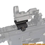 Кутова планка Пікатіні Вівера для AR15 АК-74 M16 АКМ M4 кутовий кронштейн перехідник кутовий адаптер 45 градусів, фото 9